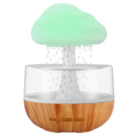 Rain cloud humidifier and oil diffuser - About this item 【Multifunctional Mushroom Rain Humidifier】The mushroom humidifier with cloud night light diffuser can transform any room in your home, making it perfect for use in the living room, kitchen, bedroom or office desktop.The peaceful sound of raindrops and the aroma of essential oils diffused by the device can help create a relaxing environment and uplift your mood.